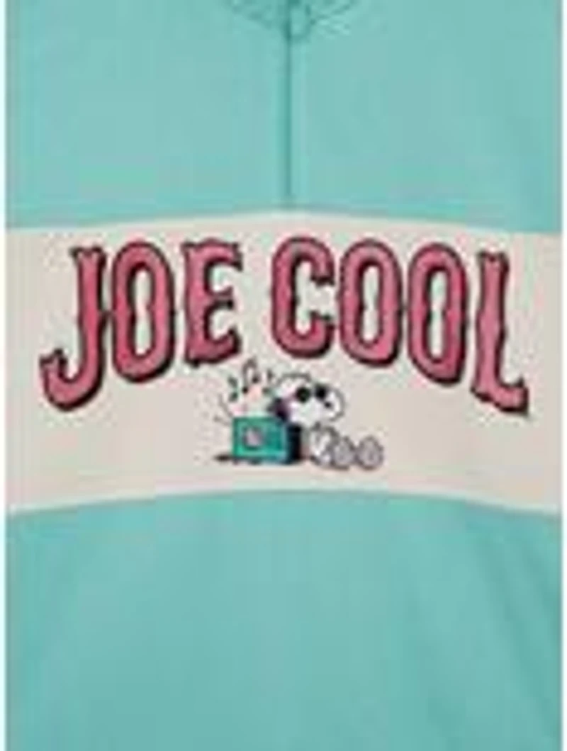 Peanuts Snoopy Joe Cool Surfing Women's Quarter Zip Crewneck - BoxLunch Exclusive
