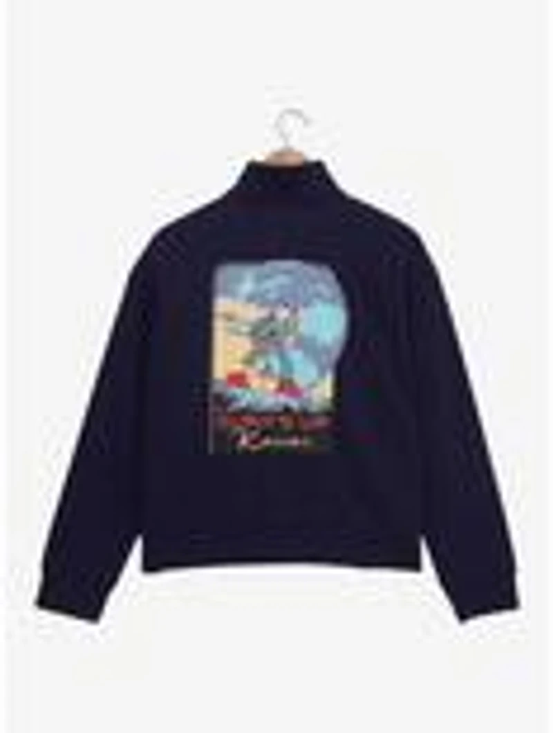 Disney Lilo & Stitch Ohana Surf's Up Women's Quarter Zip Sweatshirt — BoxLunch Exclusive