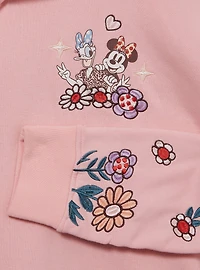 Disney Minnie & Daisy Floral Beaded Hoodie — BoxLunch Exclusive