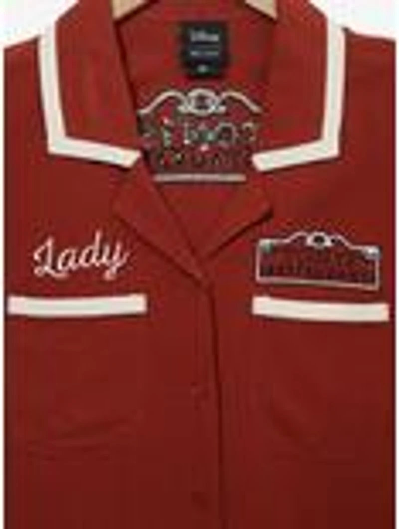 Disney Lady and the Tramp Tony's Restaurant Women's Woven Button-Up — BoxLunch Exclusive