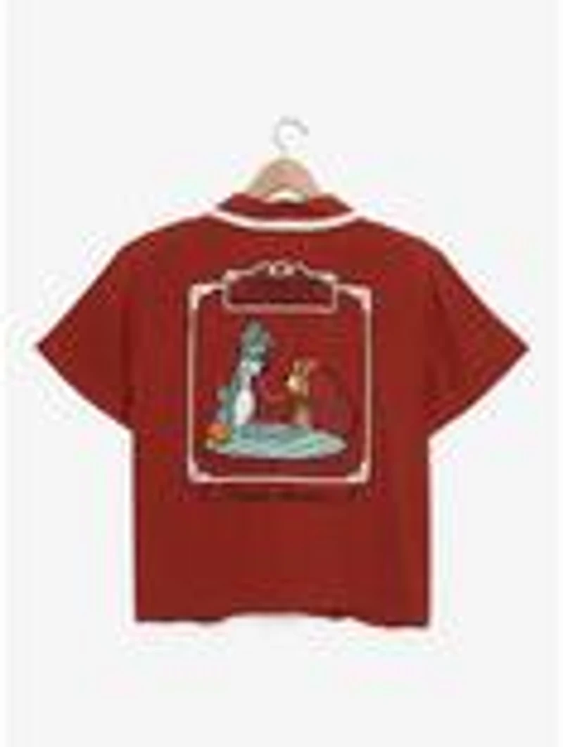 Disney Lady and the Tramp Tony's Restaurant Women's Plus Woven Button-Up — BoxLunch Exclusive