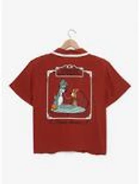 Disney Lady and the Tramp Tony's Restaurant Women's Plus Woven Button-Up — BoxLunch Exclusive