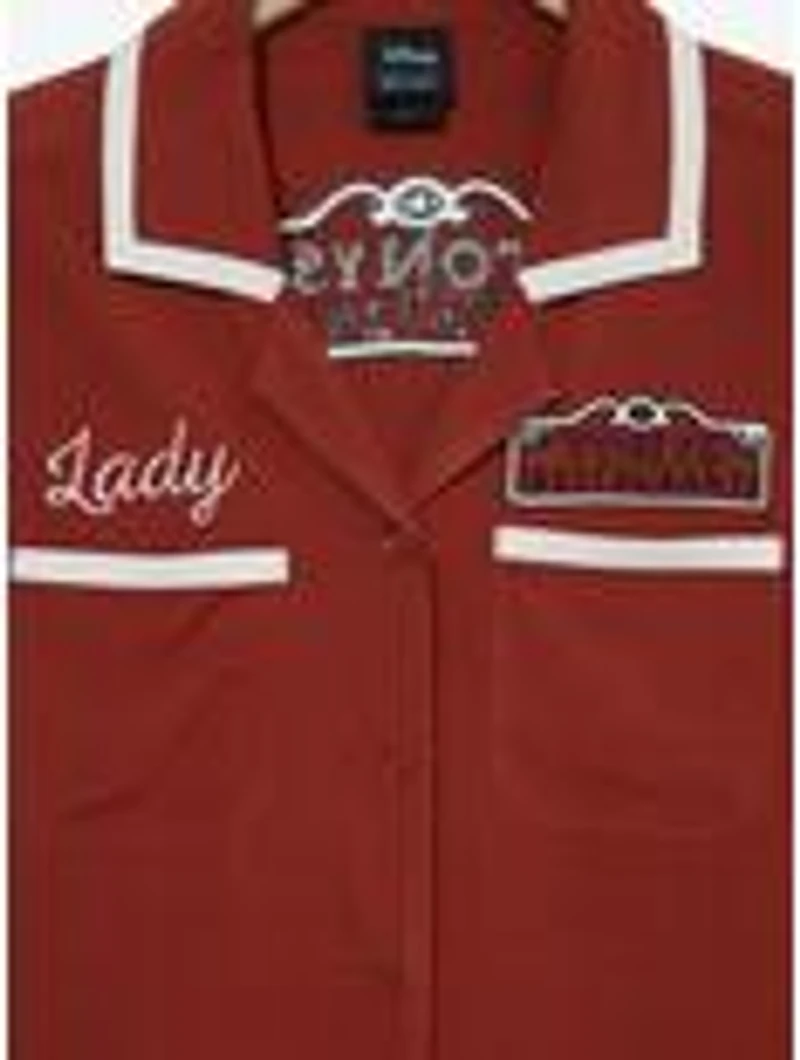 Disney Lady and the Tramp Tony's Restaurant Women's Plus Woven Button-Up — BoxLunch Exclusive