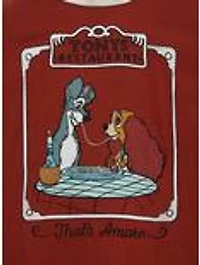 Disney Lady and the Tramp Tony's Restaurant Women's Plus Woven Button-Up — BoxLunch Exclusive