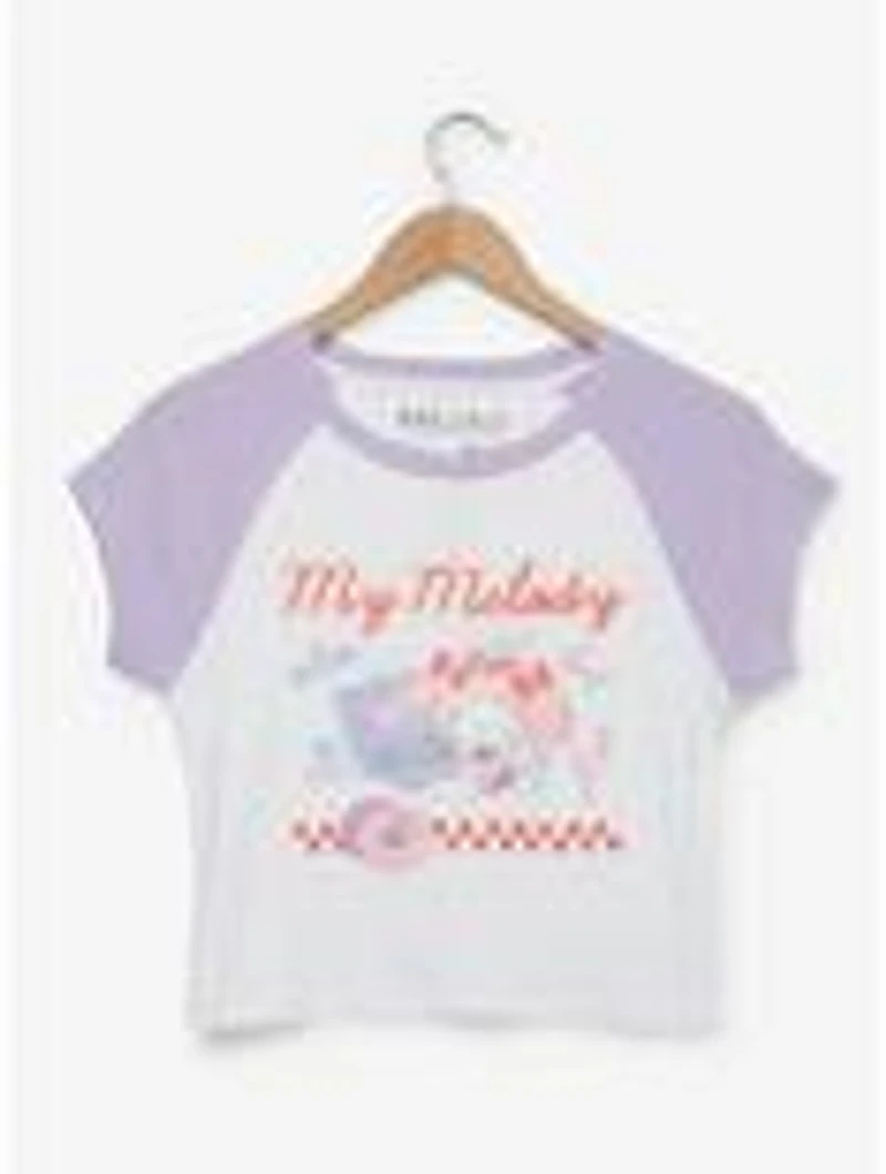 Sanrio My Melody Diner Record Player Women's Baby Tee — BoxLunch Exclusive
