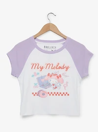 Sanrio My Melody Diner Record Player Women's Baby Tee — BoxLunch Exclusive