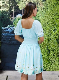 Adventure Time Characters Floral Smock Dress - BoxLunch Exclusive