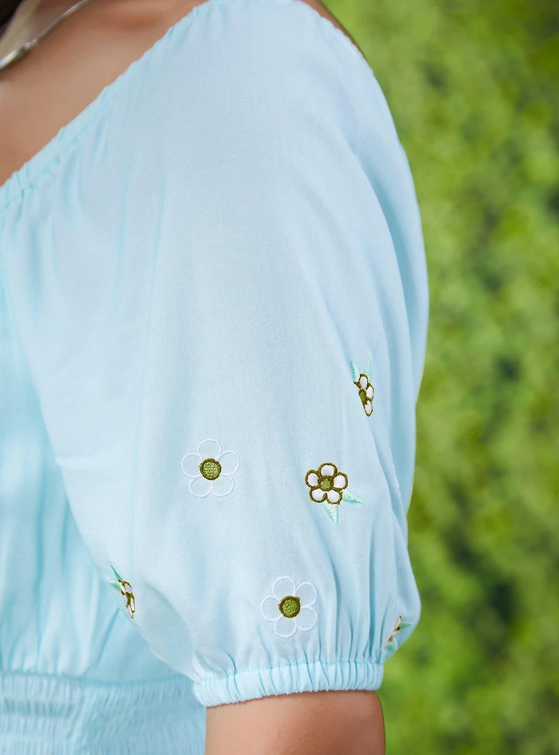 Adventure Time Characters Floral Smock Dress - BoxLunch Exclusive