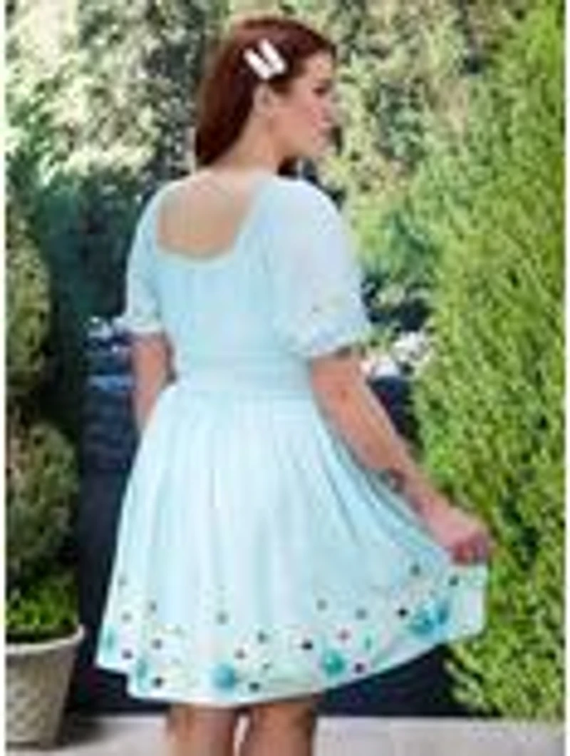 Adventure Time Characters Floral Plus Smock Dress - BoxLunch Exclusive