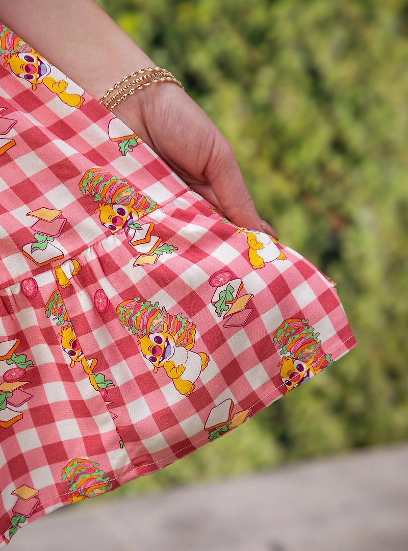 Disney Lilo & Stitch Reuben Gingham Plus Smock Dress