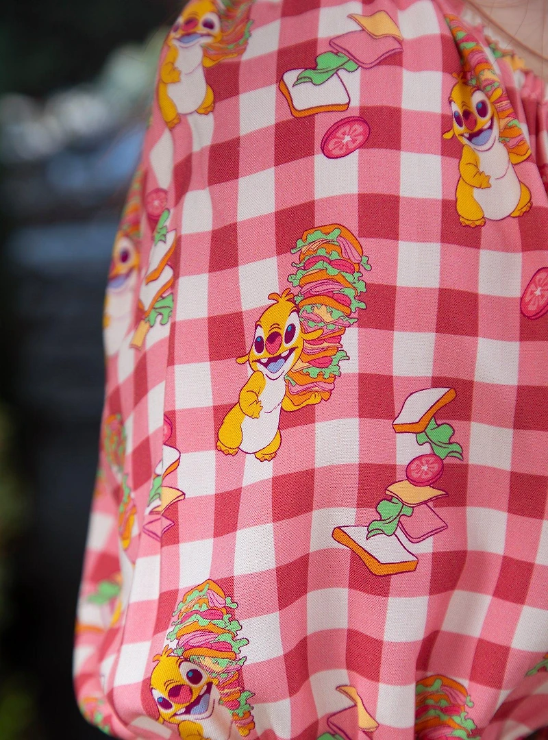 Disney Lilo & Stitch Reuben Gingham Plus Smock Dress