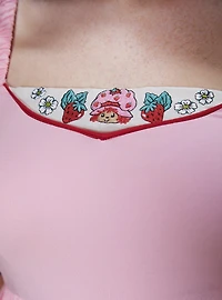 Strawberry Shortcake Embroidered Plus Midi Dress - BoxLunch Exclusive