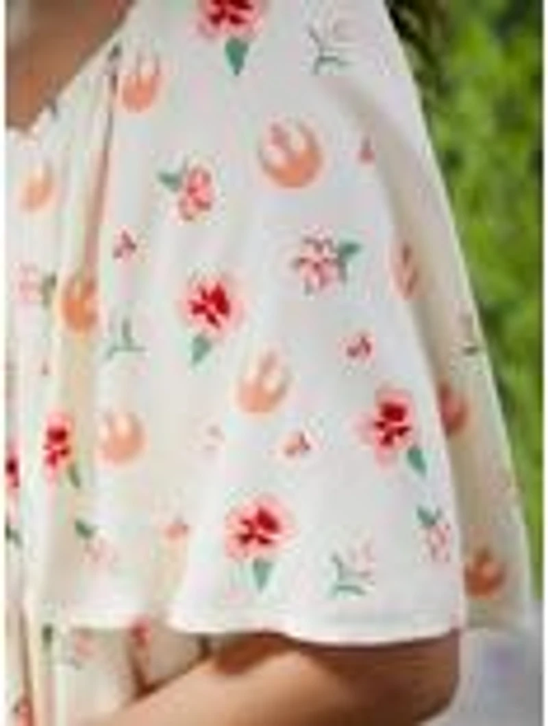 Star Wars Rebel Alliance Floral Smocked Dress