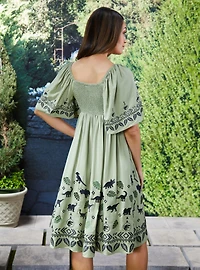 Jurassic Park Dinosaurs Smock Dress - BoxLunch Exclusive