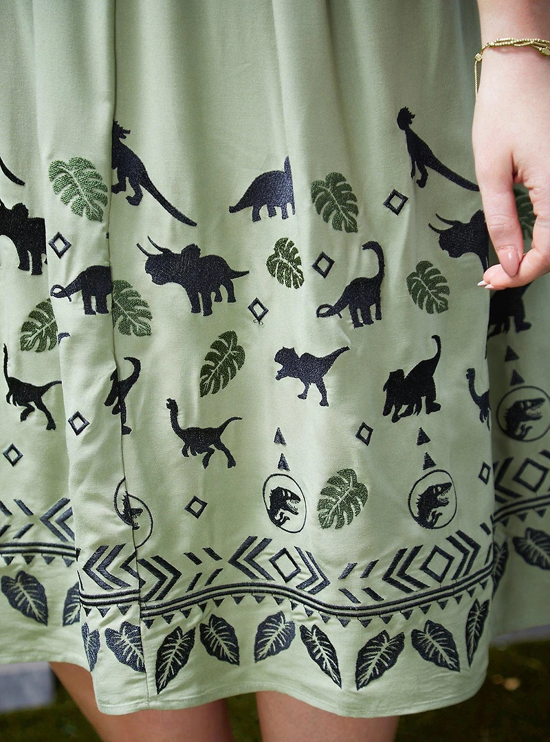 Jurassic Park Dinosaurs Women's Plus Smock Dress - BoxLunch Exclusive