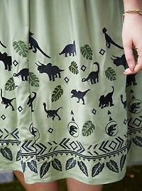 Jurassic Park Dinosaurs Women's Plus Smock Dress - BoxLunch Exclusive