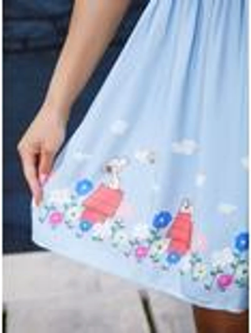 Peanuts Snoopy Floral Smock Dress - BoxLunch Exclusive