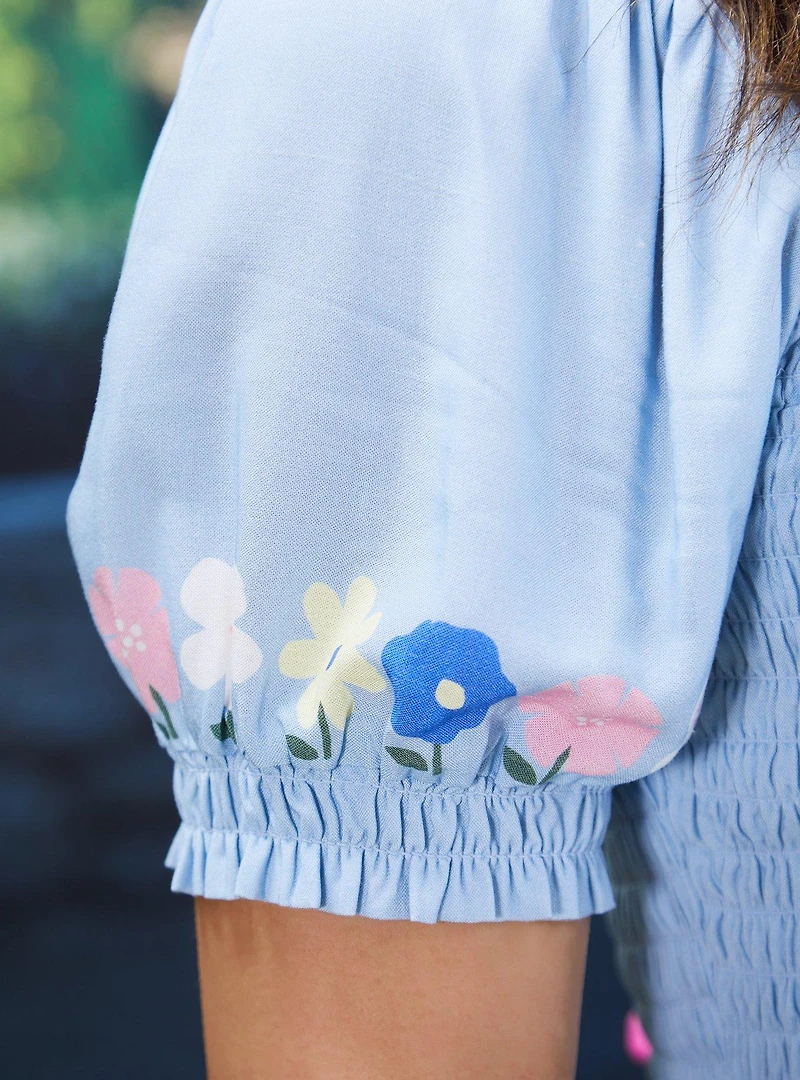 Peanuts Snoopy Floral Smock Dress - BoxLunch Exclusive