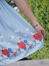 Peanuts Snoopy Floral Plus Smock Dress - BoxLunch Exclusive