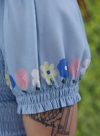 Peanuts Snoopy Floral Plus Smock Dress - BoxLunch Exclusive