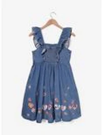Disney Minnie & Daisy Floral Denim Tank Dress — BoxLunch Exclusive