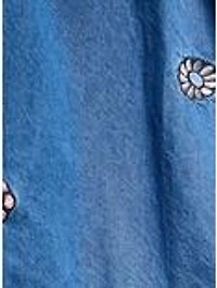 Disney Minnie & Daisy Floral Denim Tank Dress — BoxLunch Exclusive