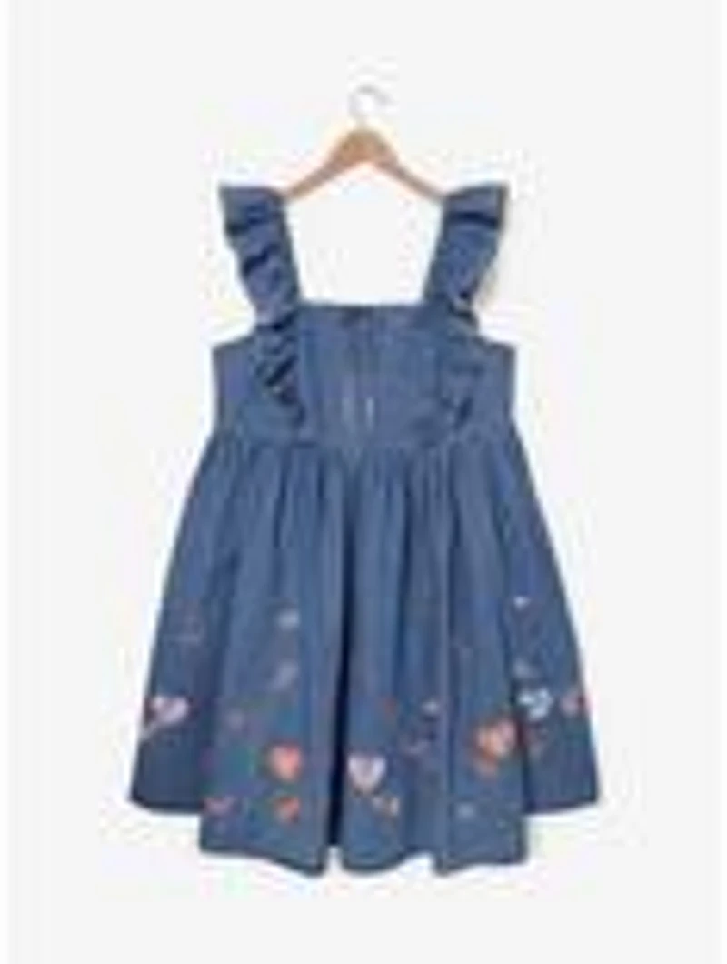 Disney Minnie & Daisy Floral Denim Plus Tank Dress — BoxLunch Exclusive