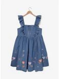 Disney Minnie & Daisy Floral Denim Plus Tank Dress — BoxLunch Exclusive