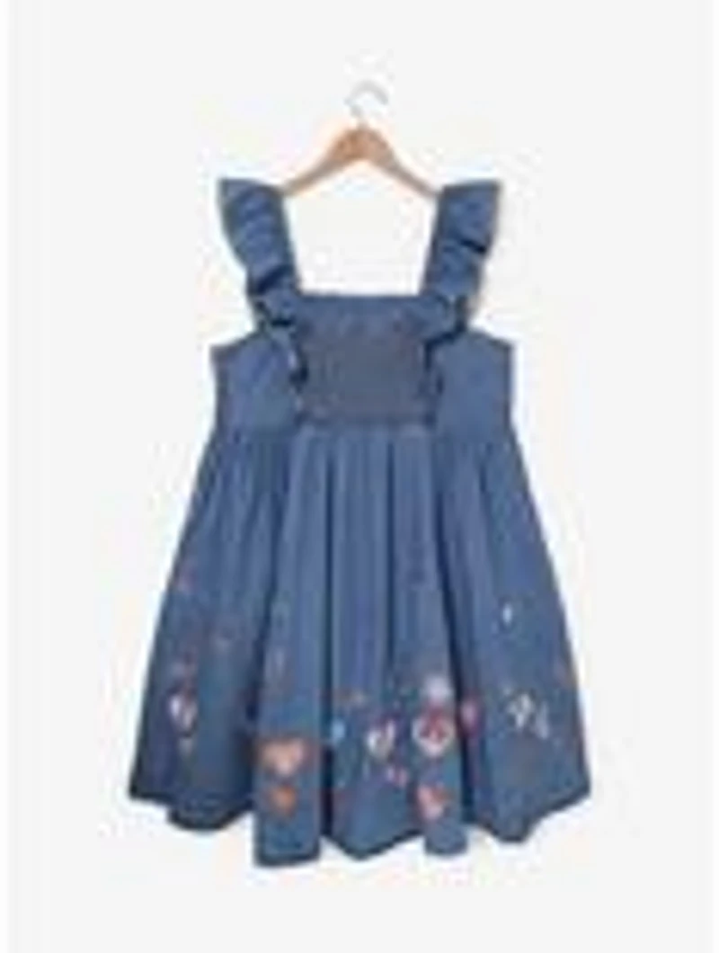Disney Minnie & Daisy Floral Denim Plus Tank Dress — BoxLunch Exclusive