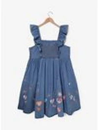 Disney Minnie & Daisy Floral Denim Plus Tank Dress — BoxLunch Exclusive