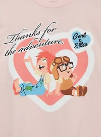 Disney Pixar Up Carl & Ellie Heart Women's Cropped T-Shirt