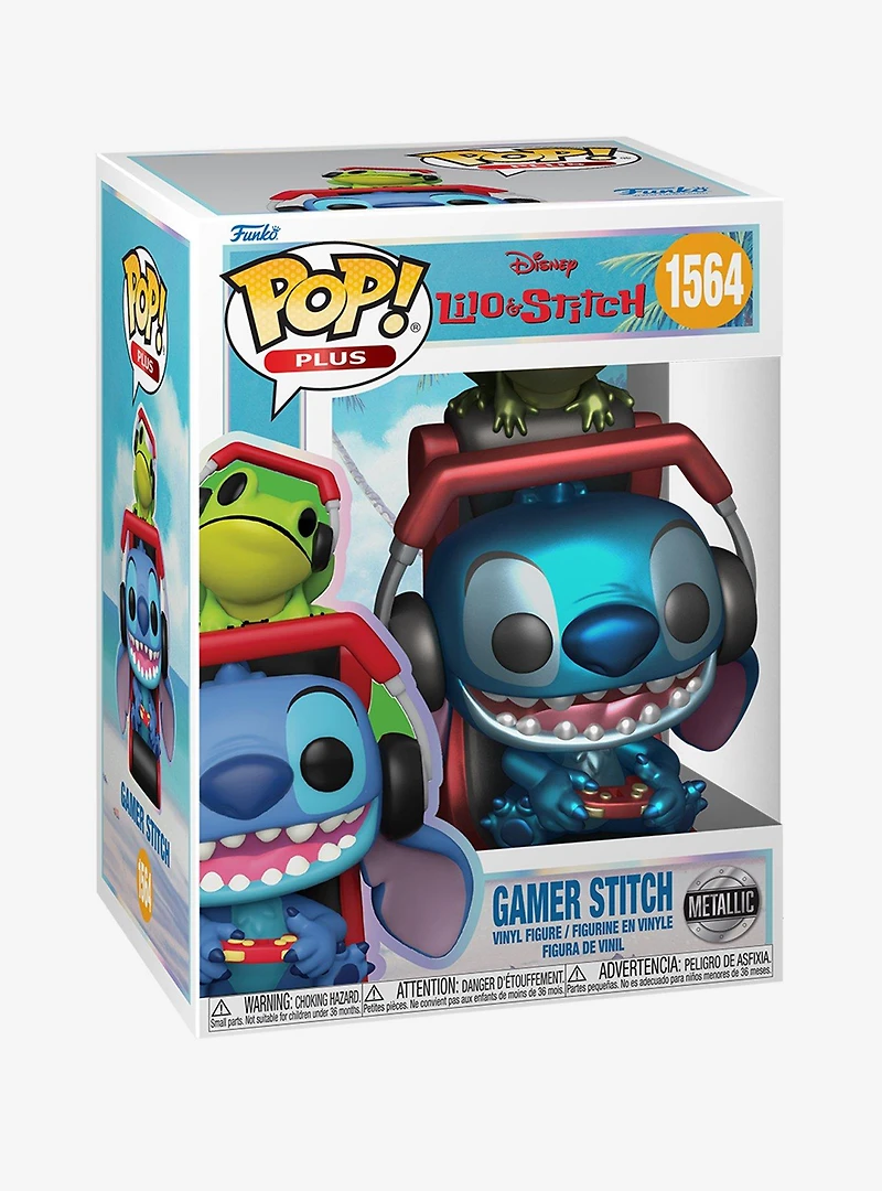 Funko Pop! Plus Disney Lilo & Stitch Gamer Stitch Vinyl Figure