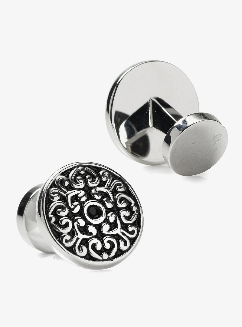 Antique Filigree Round Cufflinks