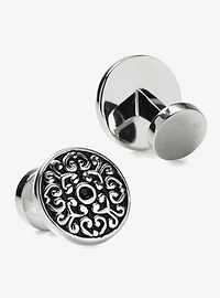 Antique Filigree Round Cufflinks