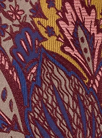 Multi Brown Patterned Silk Tie