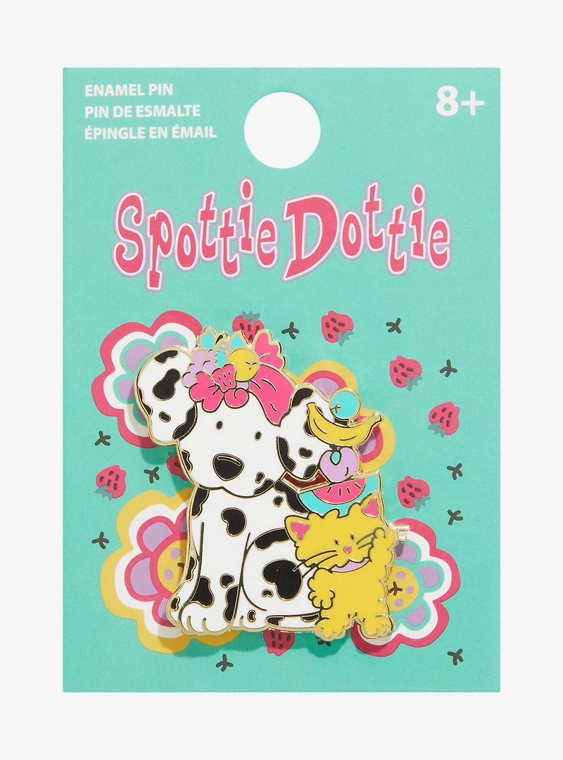 Sanrio Spottie Dottie & Sassy Fruit Enamel Pin