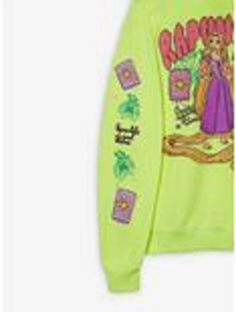 Disney Tangled Rapunzel Lantern Icons Women's Crewneck