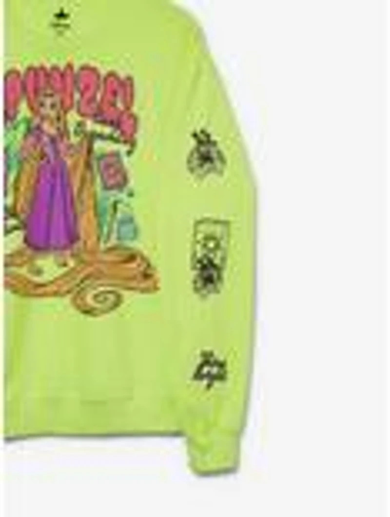 Disney Tangled Rapunzel Lantern Icons Women's Crewneck