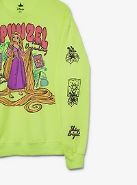 Disney Tangled Rapunzel Lantern Icons Women's Crewneck