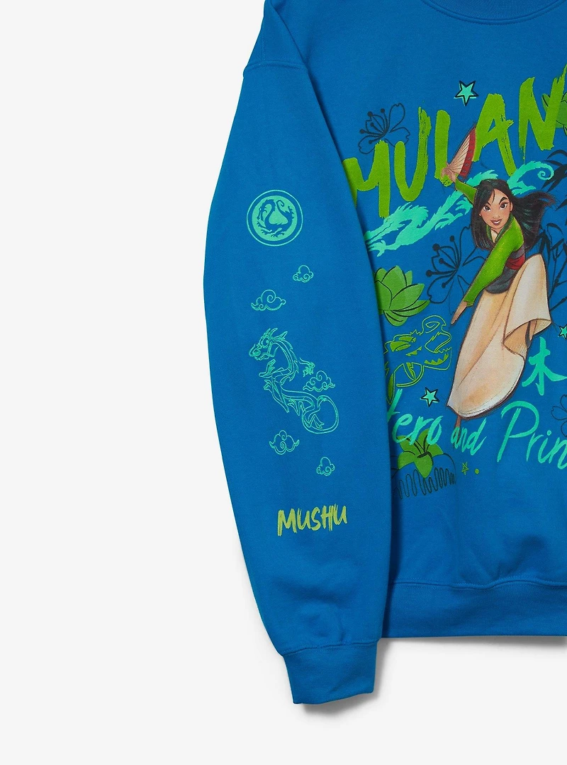 Disney Mulan Icons Women's Crewneck