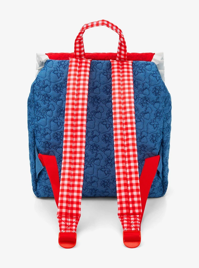 Strawberry Shortcake Ruffled Denim Backpack — BoxLunch Exclusive
