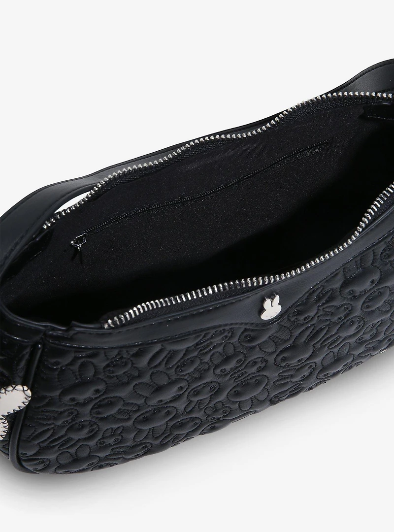 Miffy Black Quilted Shoulder Purse — BoxLunch Exclusive