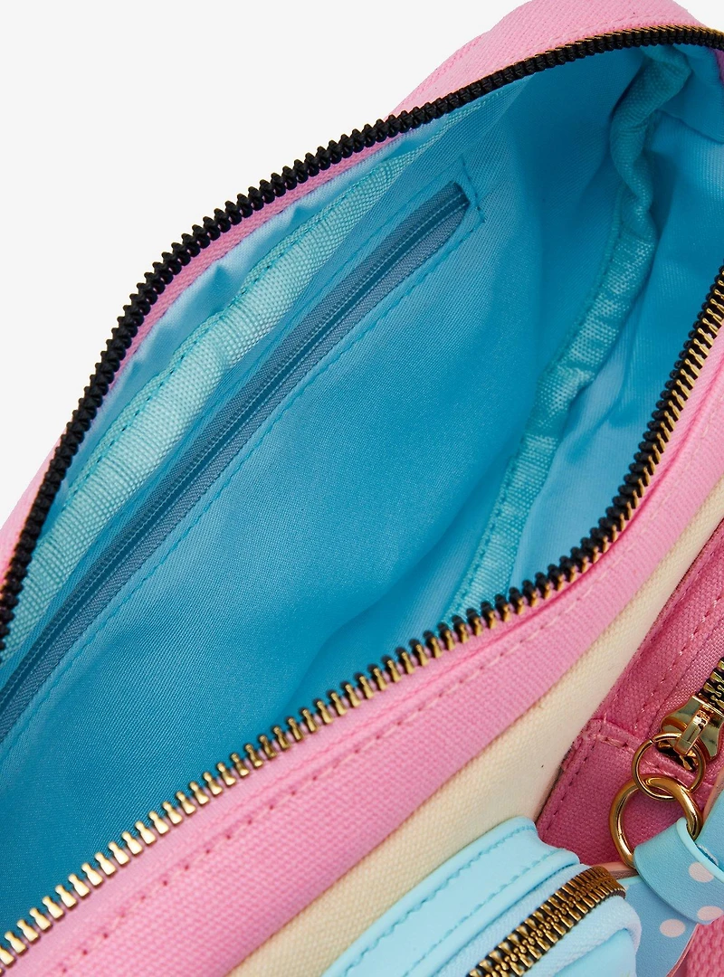 Sanrio Cinnamoroll Strawberries Multi-Pocket Convertible Crossbody Bag - BoxLunch Exclusive