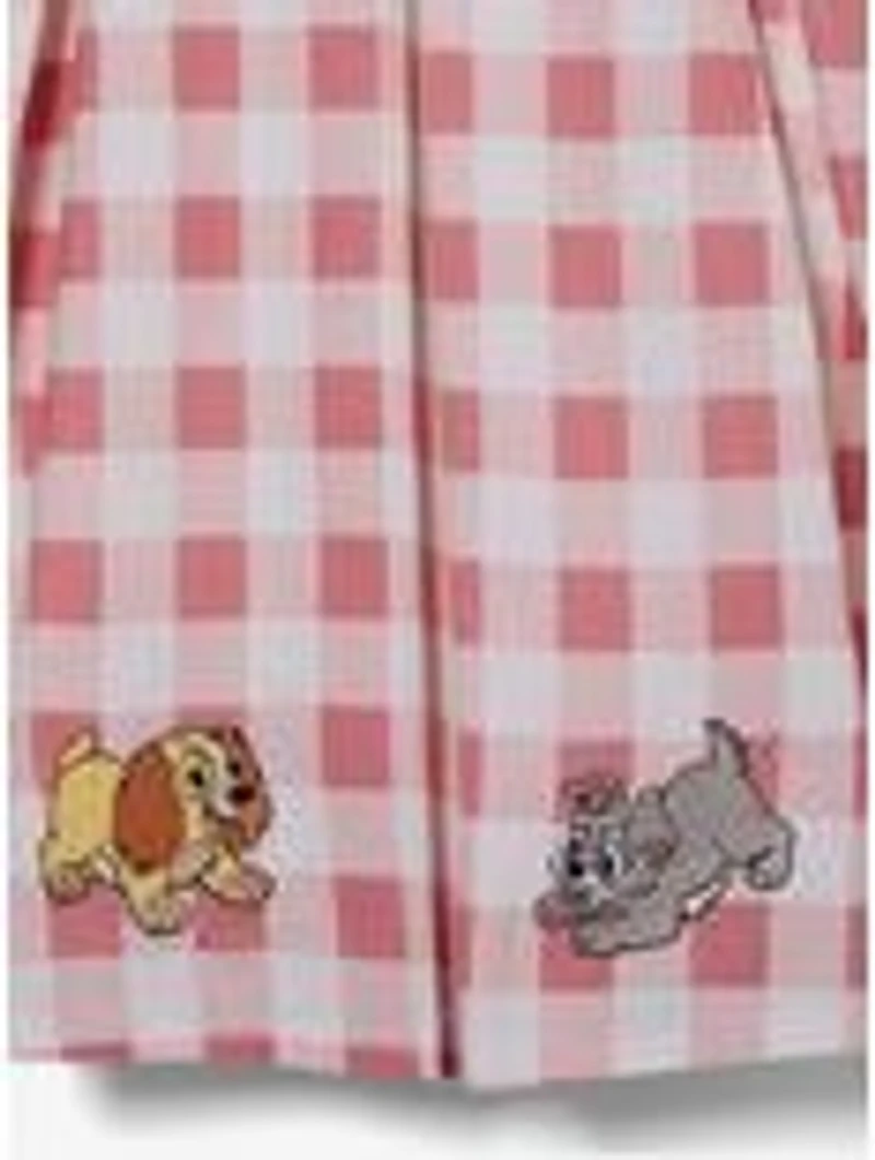Disney Lady and the Tramp Gingham Pleated Toddler Dress — BoxLunch Exclusive