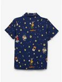 Disney A Goofy Moovie Alphabet Soup Allover Print Toddler Woven Button-Up - BoxLunch Exclusive