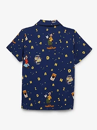 Disney A Goofy Moovie Alphabet Soup Allover Print Toddler Woven Button-Up - BoxLunch Exclusive
