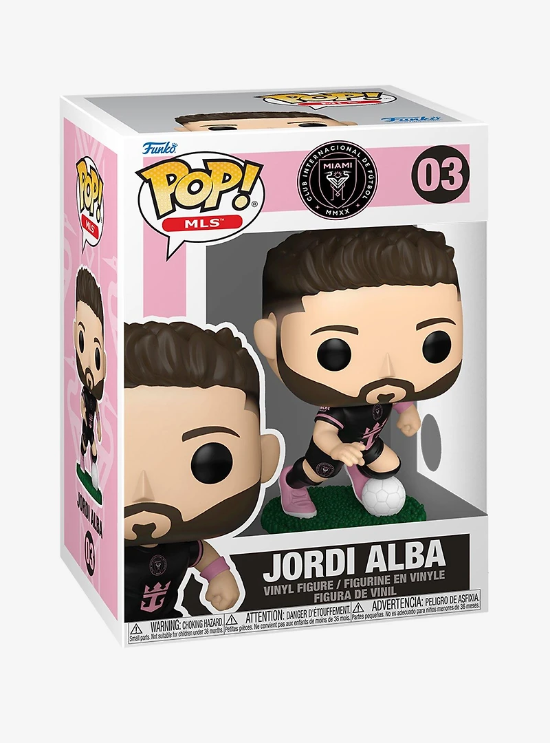Funko Pop! MLS Inter Miami CF Jordi Alba Vinyl Figure