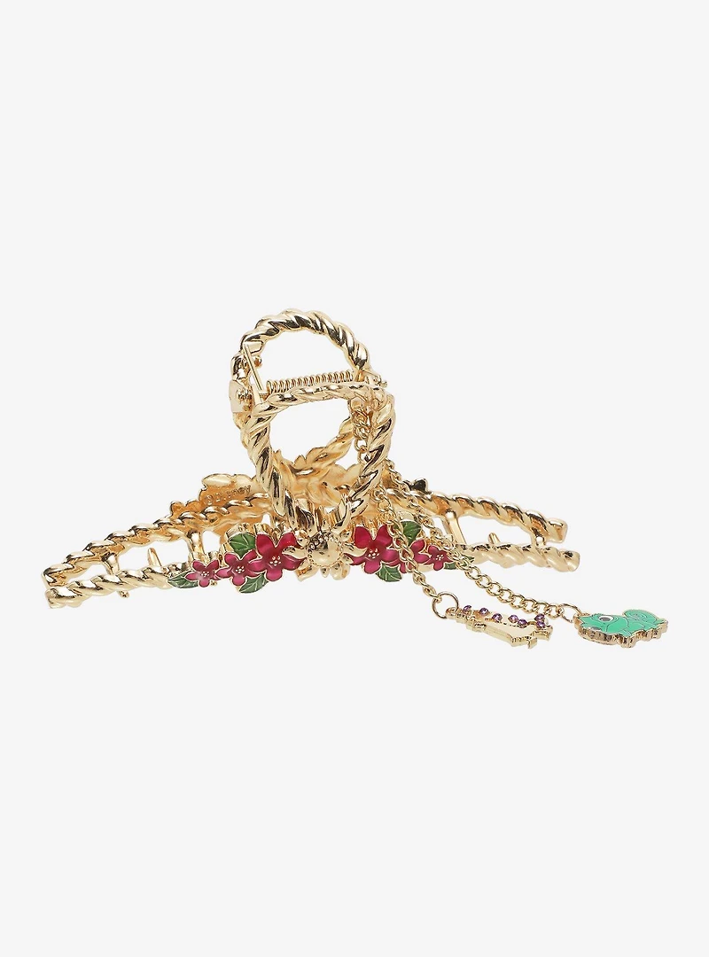 Disney Tangled Pascal Floral Claw Clip