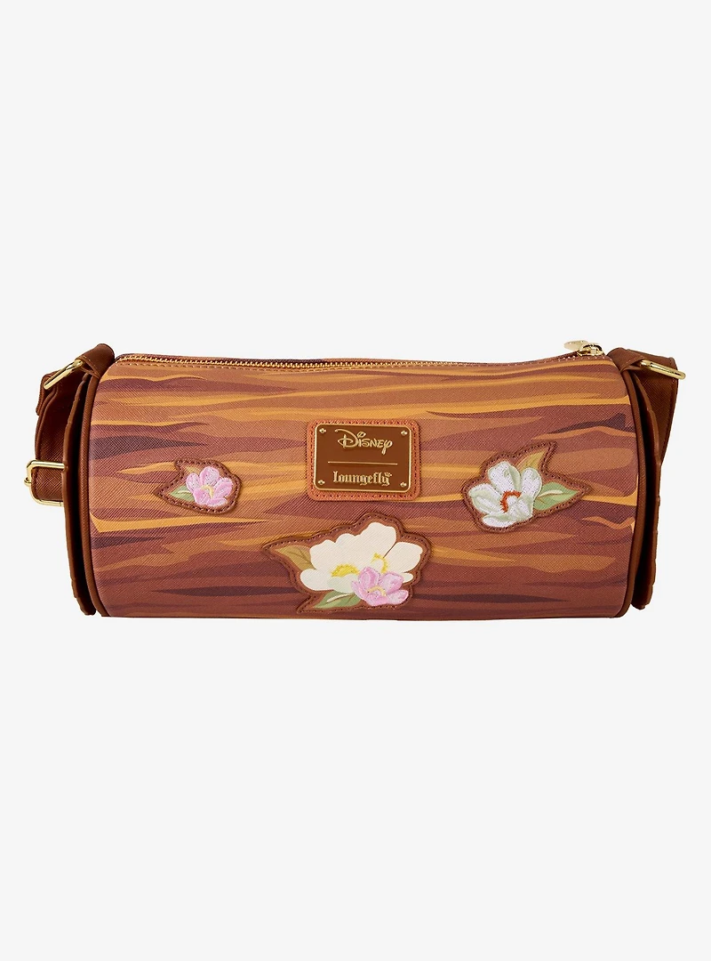 Loungefly Disney The Fox and The Hound Floral Log Figural Crossbody Bag