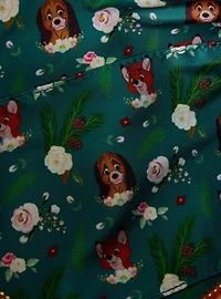Loungefly Disney The Fox and The Hound Floral Log Figural Crossbody Bag